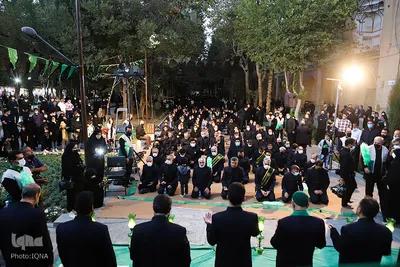 کاروان عزاداری و جاماندگان  پیاده روی شهادت امام رضا