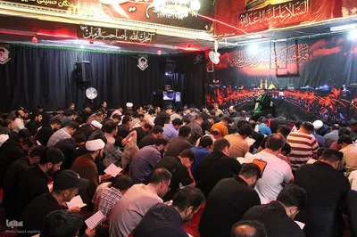 مراسم معنوی دعای عرفه در ملایر