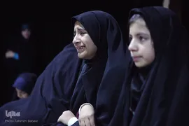 وداع با پیکر شهید مدافع حرم حمزه کاظمی