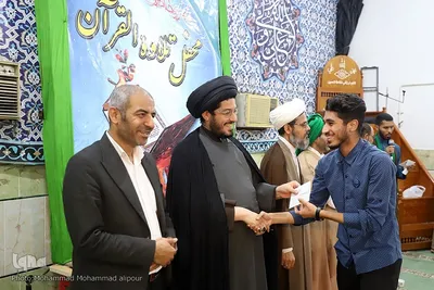 جزءخوانی قرآن در مسجد امام موسی کاظم(ع) کارون