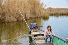 پیوند آب و آسمان در تالاب شادگان