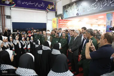 افتتاح دوازدهمین نمایشگاه ملی کتاب دفاع مقدس و مقاومت در همدان‎