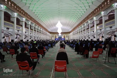 ارتباط تصویری مقام معظم رهبری با جمعی از مردم آذربایجان شرقی‎