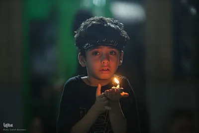 شام غریبان حسینی در محله باغ فیض