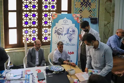 استقرار میز خدمت دستگاه‎های دولتی در مصلی امام خمینی (ره) تبریز‎