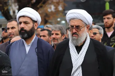 تشییع پیکر مطهر دو شهید گمنام در ملایر