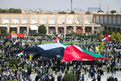 مراسم راهپیمایی روز جهانی قدس در میدان امام (ره) اصفهان