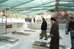 غبارروبی قبور شهدای جنگ تحمیلی 12 روزه