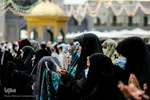 اقامه نماز عید فطر در حرم مطهر رضوی‎
