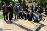 گلباران آرامگاه حافظ و قبور مشاهیر فارس