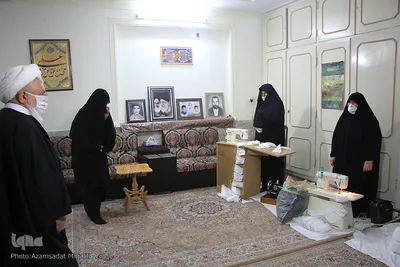 مادر شهید، مجاهد مبارزه با کرونا