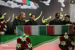 استقبال مردم اهر از پیکر پاک و مطهر شهید گمنام ۸ سال دفاع مقدس