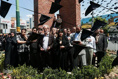 مراسم تشییع پیکر مرحوم حجت‌الاسلام سیدمهدی طباطبایی، استاد برجسته اخلاق