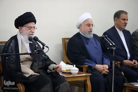 دیدار رئیس‌جمهور و اعضای هیئت دولت با رهبر معظم انقلاب