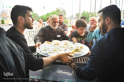پخت و توزیع 2500 کیلو آش نذری به مناسبت رحلت پیامبر(ص) در اهواز 