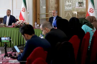 نشست خبری حسین امیرعبداللهیان، وزیر امور خارجه