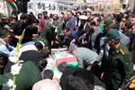 راهپیمایی روز قدس همراه با تشییع دو شهید در یزد‎