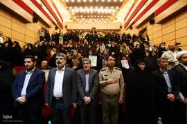 گزارش مراسم بزرگداشت آیت الله اشرفی اصفهانی و تشییع پیکر پاک شهید گمنام