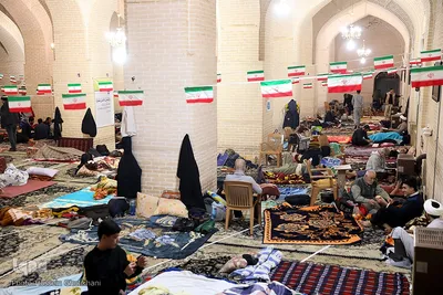 مراسم معنوی «اعتکاف» در قزوین