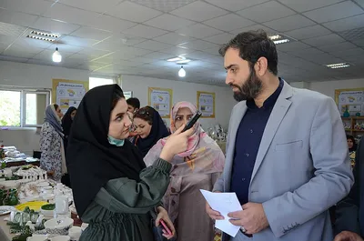 بازدید معاون وزیر تعاون، کار و رفاه اجتماعی از نمایشگاه طرح ملی توسعه مشاغل خانگی‎‎‎‎