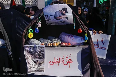 اجتماع دانشجویان قمی در حمایت از مردم غزه
