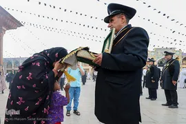 سیاه‌پوشی حرم مطهر حضرت شاهچراغ(ع)