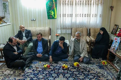 دیدار با خانواده شهید قرآنی محسن چینی فروشان