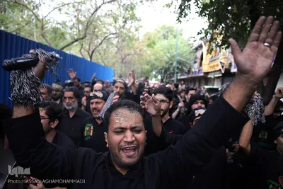 مراسم عزاداری تاسوعای حسینی در بازار تهران