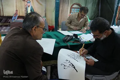 «مشق قدر» هنرمندان استان فارس در شب قدر‎‎