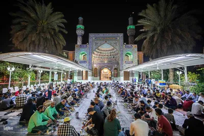 ماه رمضان در مسجد امام حسین دبی