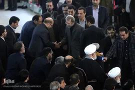 مراسم تشییع ۱۶آتش نشان شهید حادثه  پلاسکو