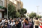 تشییع پیکر شهید «حسین سامی‌مقام» در اصفهان