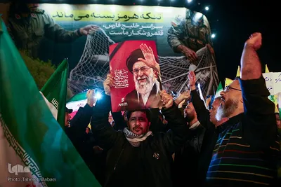 تشییع پیکر سردار شهید حاج مجید خادمی در تهران