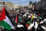 راهپیمایی روز جهانی قدس و تشییع شهیدالقدس «علی آقابابایی» در قزوین