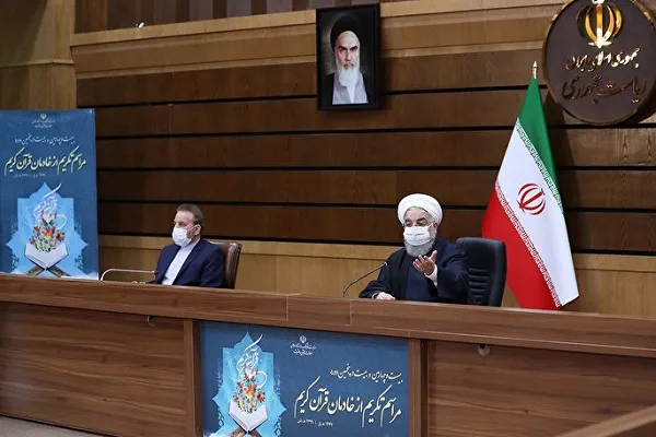 الرئيس روحاني: نفتخر بحضور القراء وحفظة القرآن الإيرانيين في المسابقات الدولية