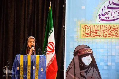سیده فرانک موسوی سرپرست امور بانوان و خانواده استانداری خوزستان 