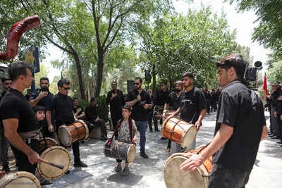 گلزار شهدا میزبان تاسوعا
