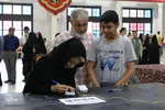 حماسه حضور در گلستان شهدای اصفهان