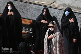 مراسم عزاداری ظهر عاشورای حسینی در آستان مقدس امامزاده صالح(ع) تهران