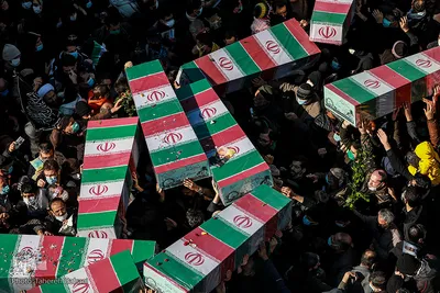 مراسم تشییع پیکر ۱۵۰ شهید گمنام دفاع مقدس