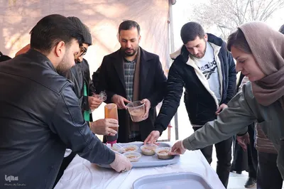 ایستگاه صلواتی گروه جهادی طلاب در سالروز ولادت‎