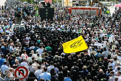 تشییع پیکر مطهر ۱۵۰ شهید دفاع مقدس