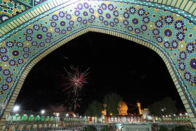 جشن نیمه شعبان در حرم مطهر شاهچراغ(ع)