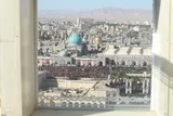 پیکر مطهر رهبر شهید به حرم رضوی رسید