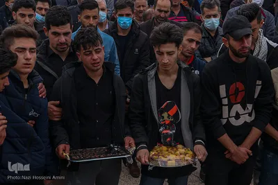 تشییع پیکر مطهر شهید «مهدی محرم» شهید مدافع وطن در قزوین‎‎