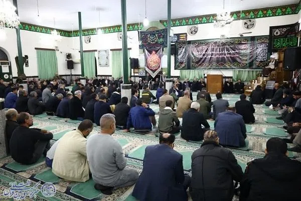 آیین شب شهادت حضرت زهرا سلام الله علیها در مسجد سجادیه بابلسر