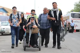 خدمات‌رسانی نیروهای هلال احمر آذربایجان غربی در مرز تمرچین‎