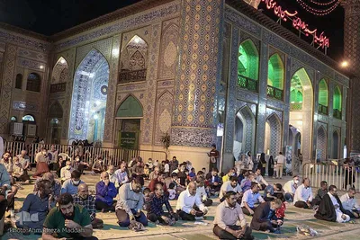 جشن میلاد امام رضا(ع) در سید علاءالدین حسین(ع) شیراز