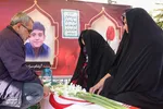 مراسم گلباران و عطرافشانی شهدای حرم مطهر شاهچراغ(ع)