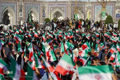 سخنرانی رییس‌جمهور منتخب در حرم مطهر رضوی